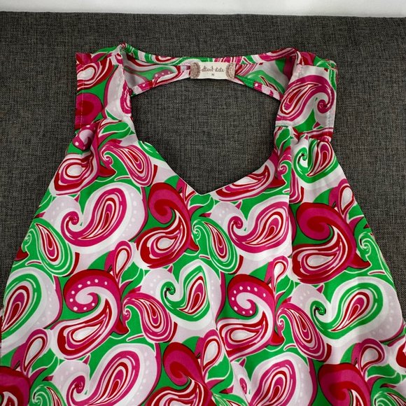 Altar'd State Dress Relaxed Fit Sleeveless Lined‎ Medium Pink, Red, Green - Picture 3 of 11